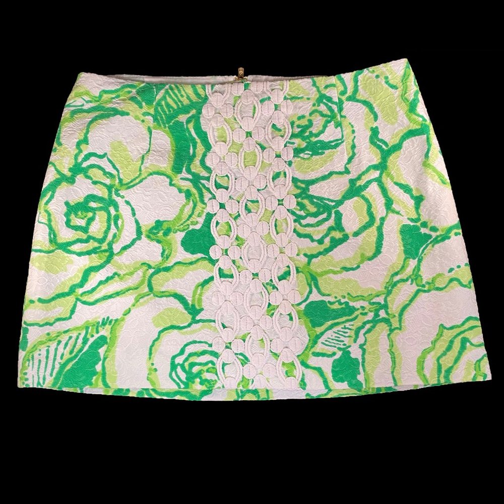 Lilly Pulitzer White Green Tate Heartbreaker Print